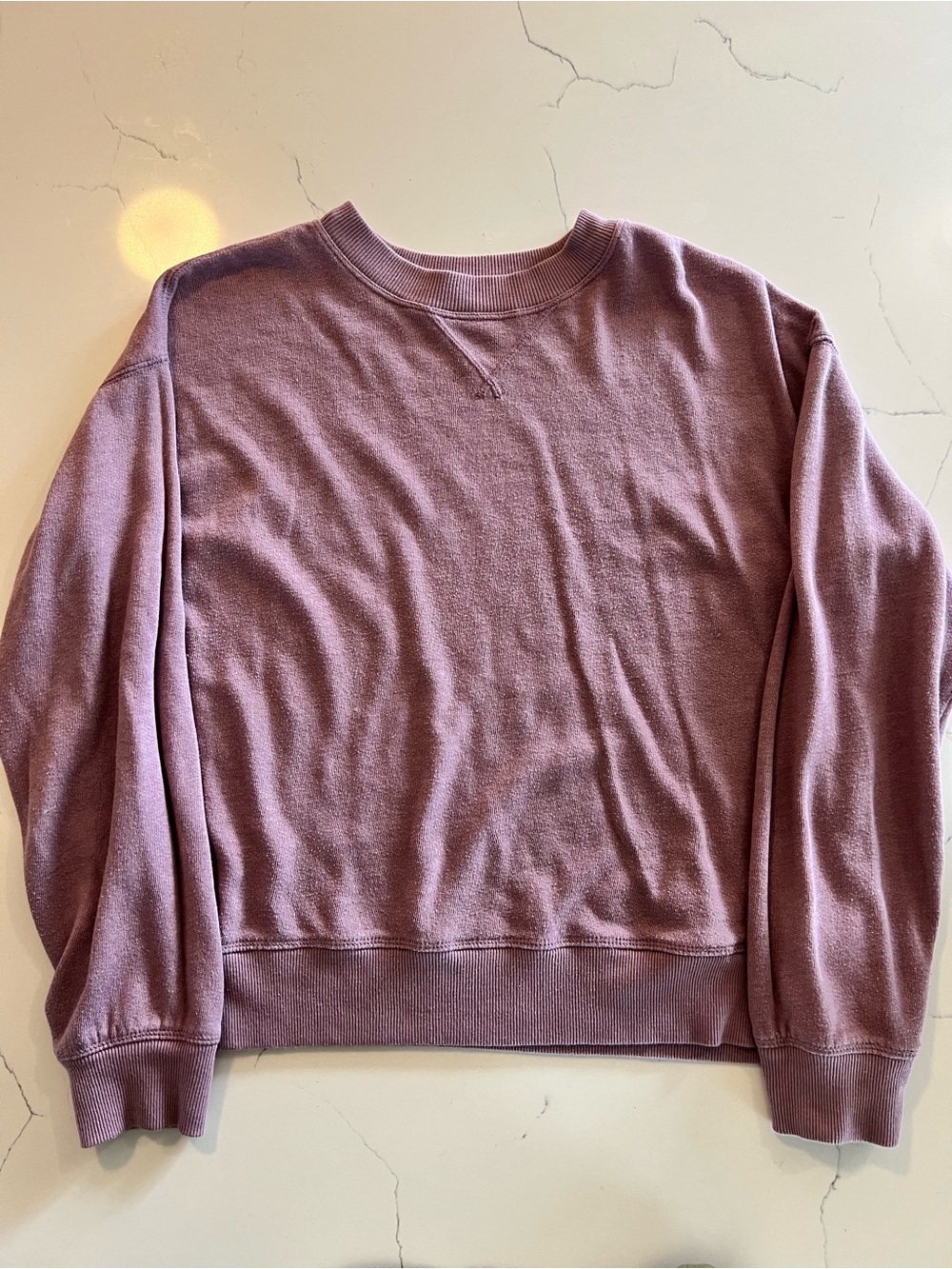 SO Crewneck Sweatshirt in Mauve Pink